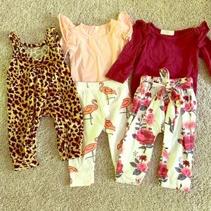 Baby Girls Matching Sets and Romper